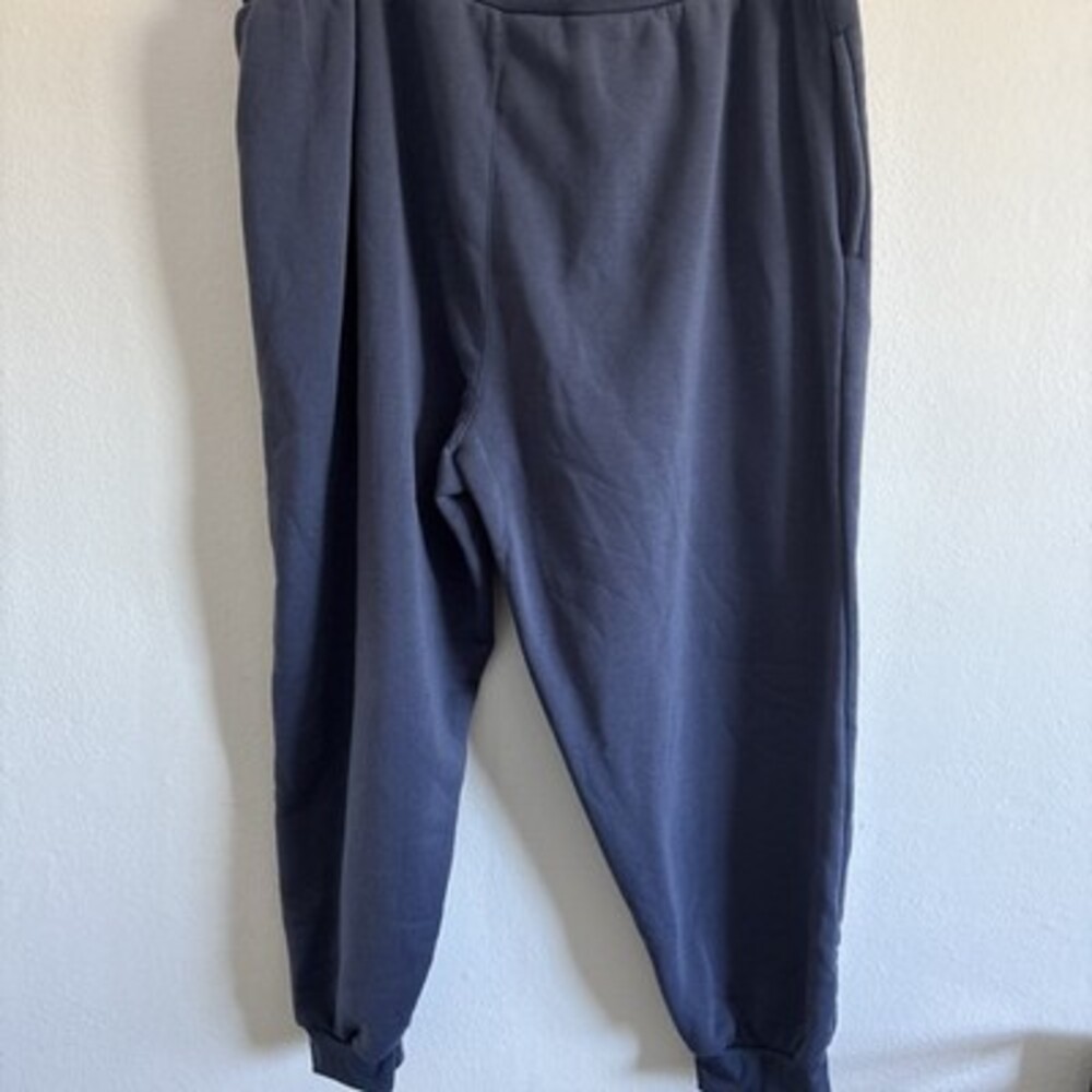 Real Essentials Heather Blue Mens Jogger Sweatpants Drawstring Waist Size 3X NEW